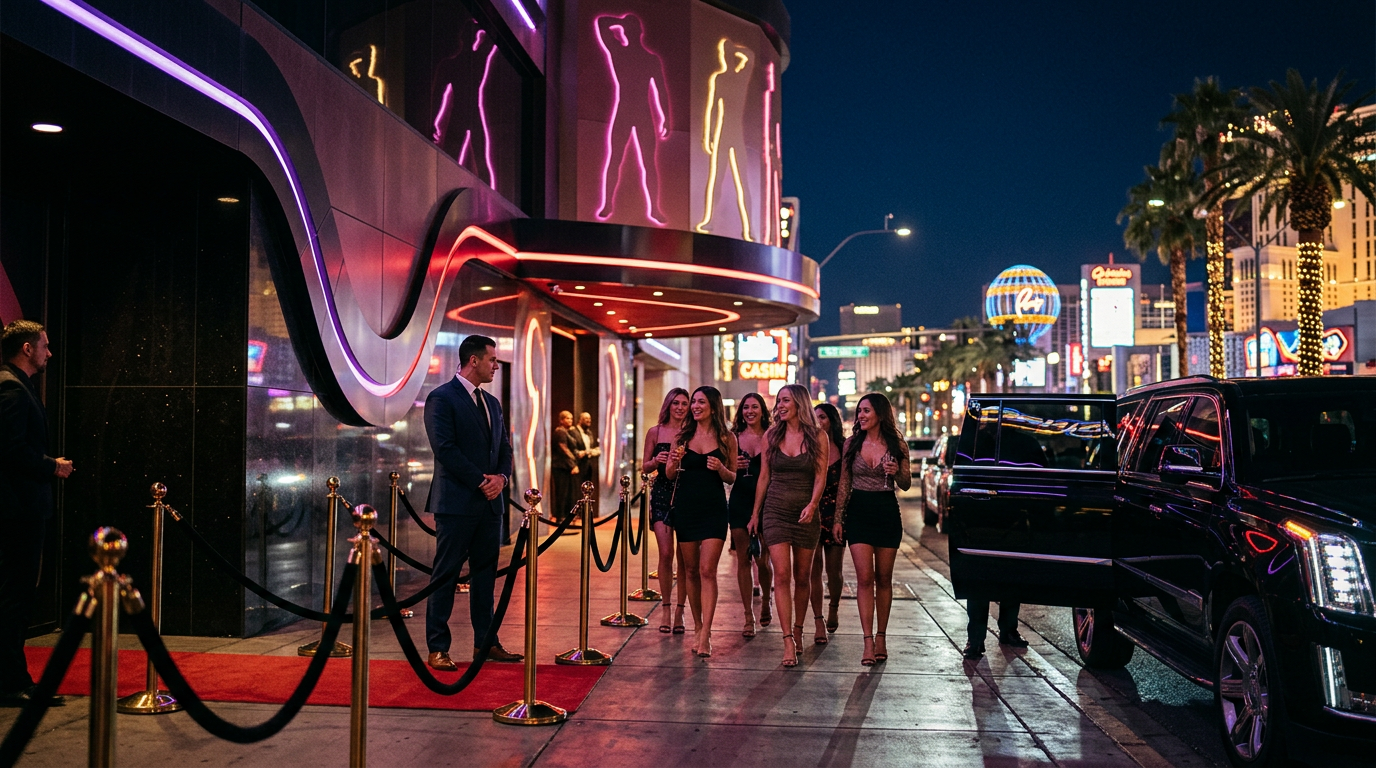 Male strip clubs Las Vegas bachelorette party male revue guide